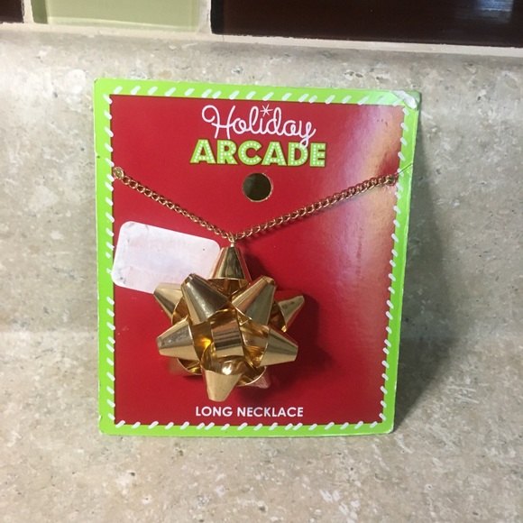 🎉HP🎉 NWT🏷 Celebrate Shop Bow Pendant Necklace - Picture 3 of 8